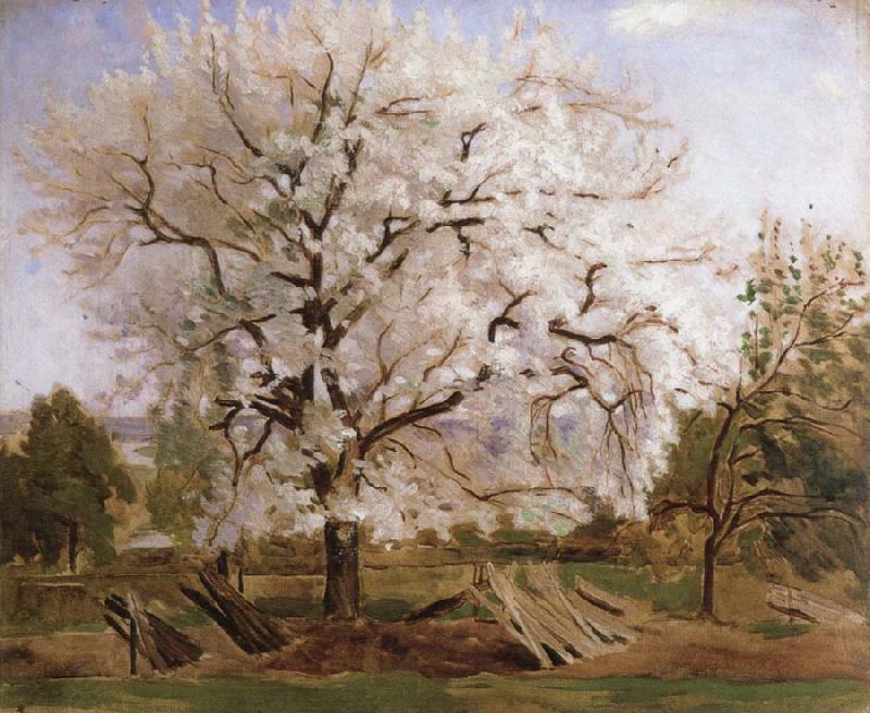 Carl Fredrik Hill apple tree in blossom China oil painting art